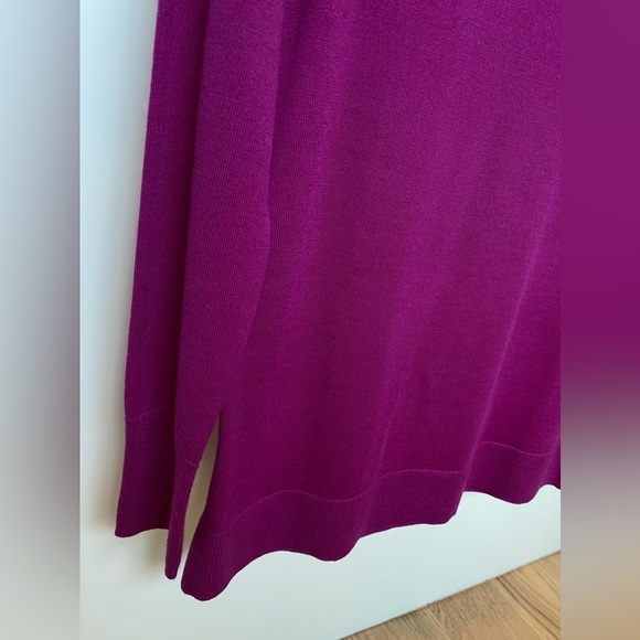 Banana Republic Extra-Fine Merino Swearer. Size Small in Purple. - Picture 8 of 9